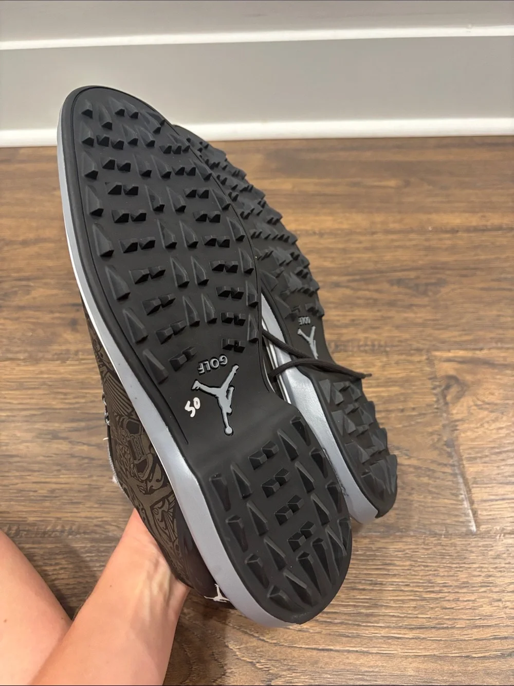 Men's Black Jordan golf shoes  - Lightweight Comfort